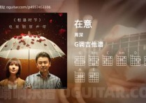 在意吉他谱,周深歌曲,G调高清图,4张六线原版简谱