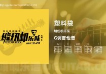 塑料袋吉他谱,缝纫机乐队歌曲,G调高清图,5张六线原版简谱