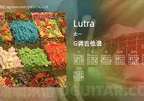 Lutra吉他谱,太一歌曲,G调高清图,4张六线原版简谱