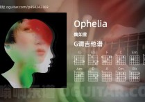 Ophelia吉他谱,魏如萱歌曲,G调高清图,4张六线原版简谱