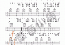 别吉他谱,原版歌曲,简单D调弹唱教学,六线谱指弹简谱2张图