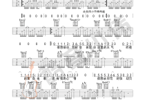 你是我的唯一吉他谱,原版歌曲,简单E调弹唱教学,六线谱指弹简谱2张图