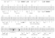 背对背拥抱吉他谱,C调高清简单谱教学简谱,林俊杰六线谱原版六线谱图片