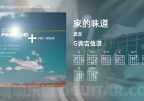 家的味道吉他谱,庞龙歌曲,G调指弹简谱,5张教学六线谱