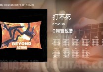 打不死吉他谱,BEYOND歌曲,G调高清图,6张六线原版简谱